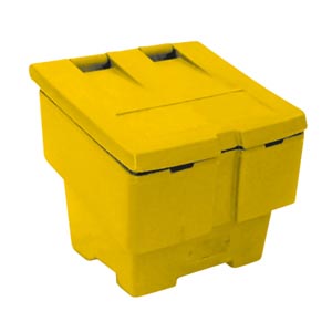 Small 50kg Grit Salt Bin - Yellow