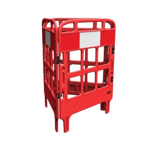 Portagate® 3 Gate Compact Barrier System - Red