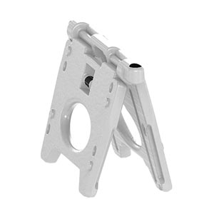 AlphaBloc® 1m Folding Traffic Separator - White