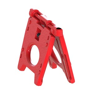 AlphaBloc® 1m Folding Traffic Separator - Red