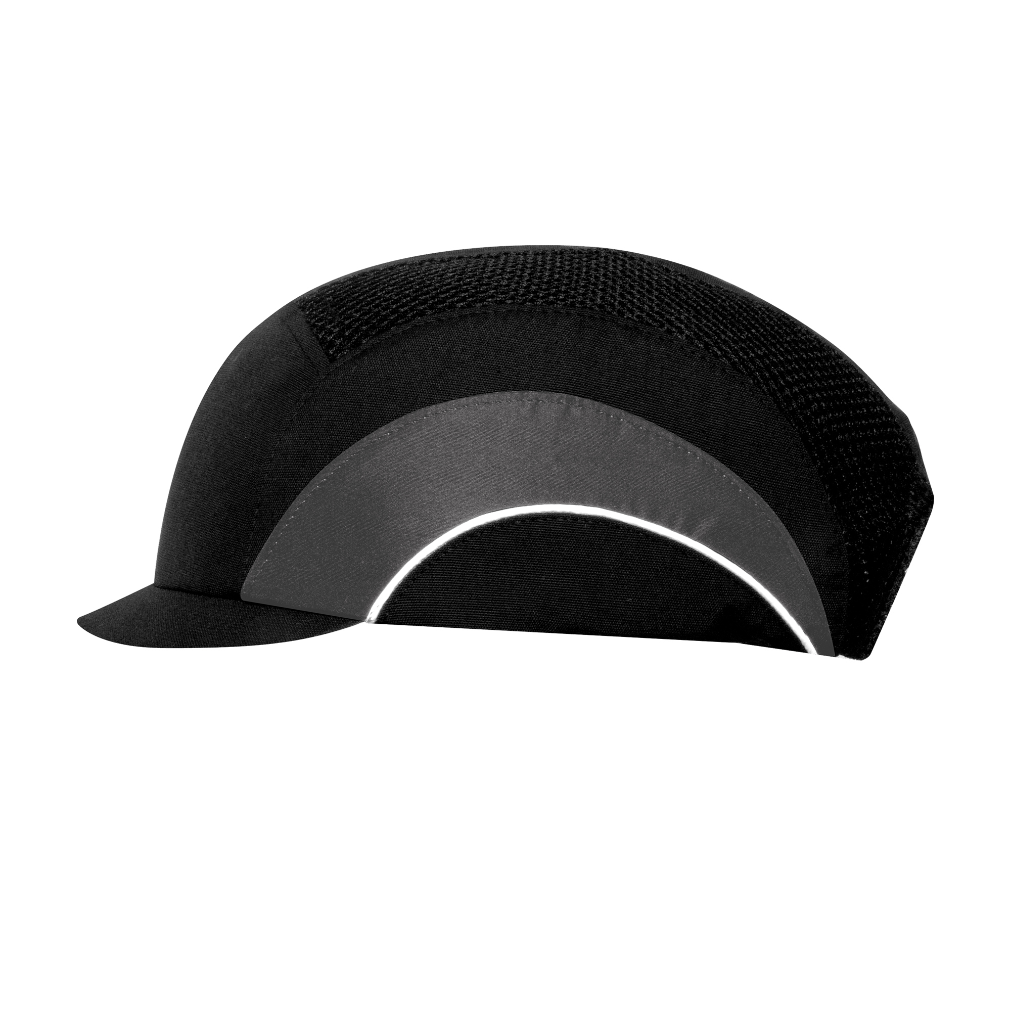 Hardcap™ A1+ Bump Cap - 2.5cm Peak - Black / Grey