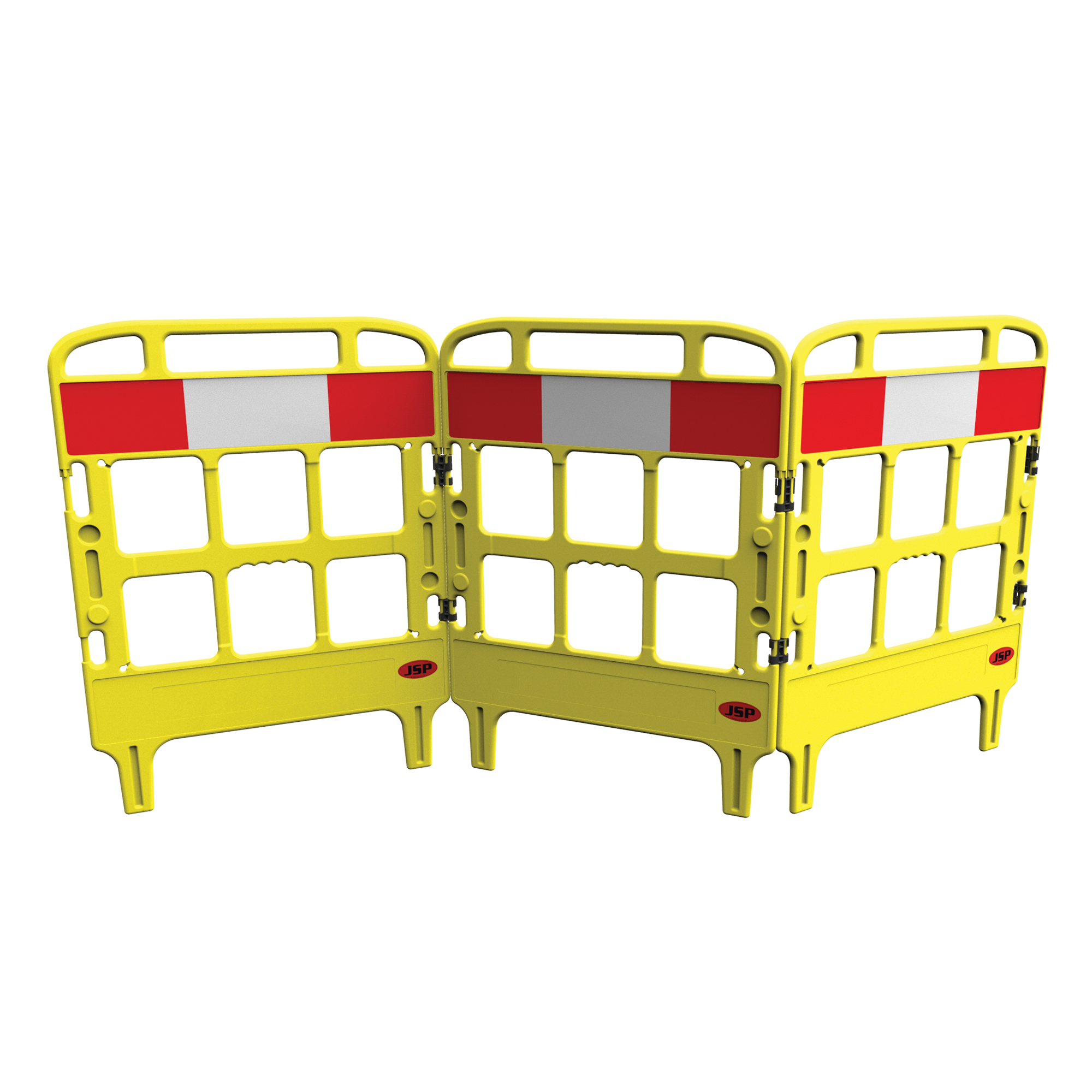 Portagate® 3 Gate Compact Barrier System - Yellow